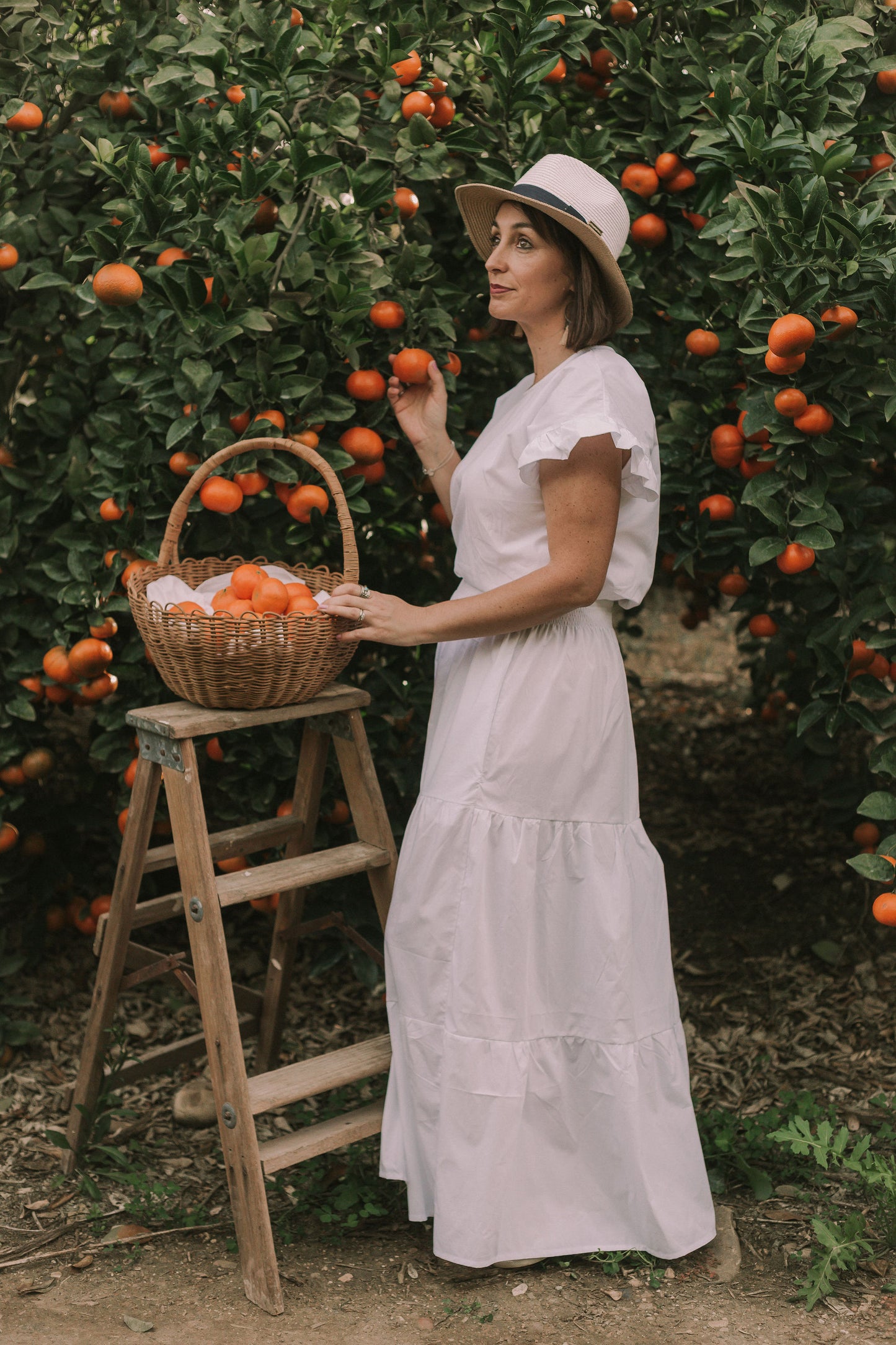 3 Tiered Maxi Skirt - Poplin