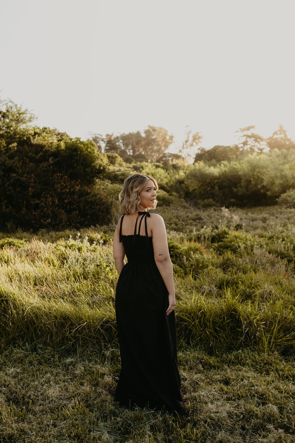 Knots of Love Maxi Dress - Poplin