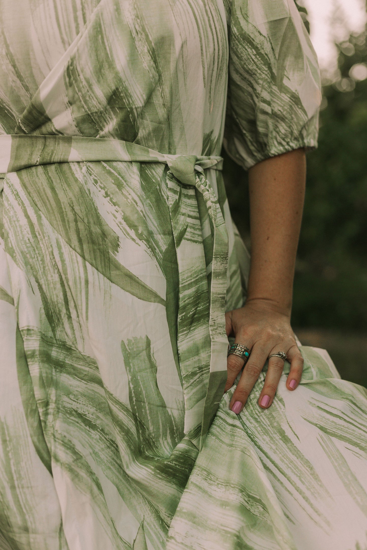 Wrap Maxi Dress - Poplin