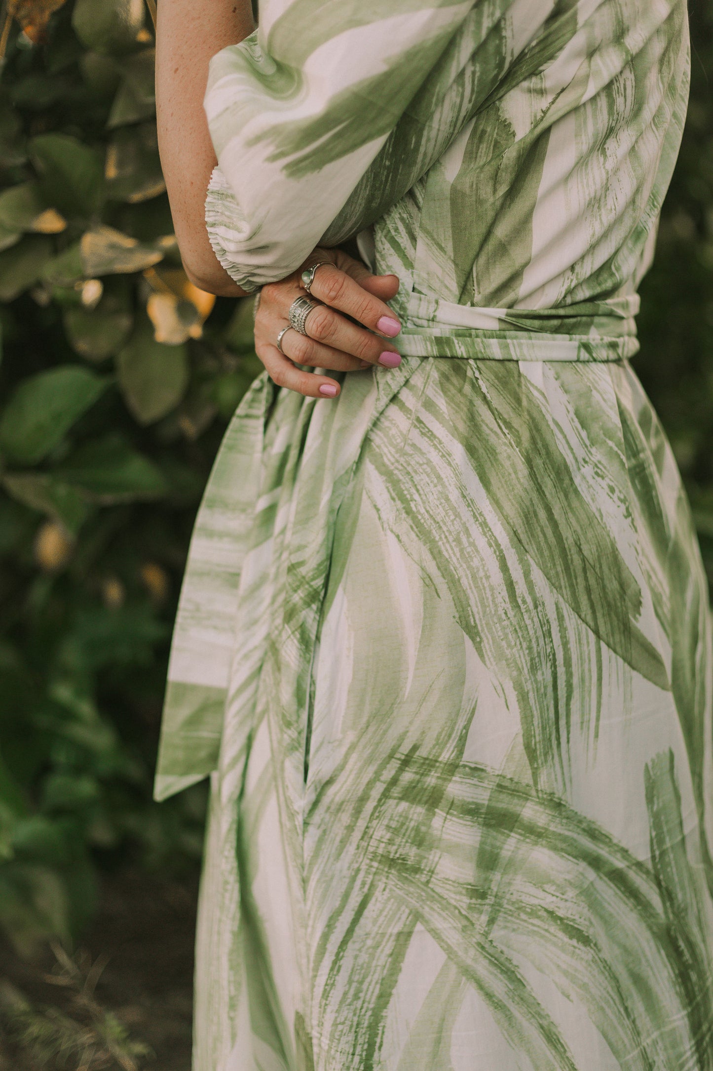 Wrap Maxi Dress - Poplin