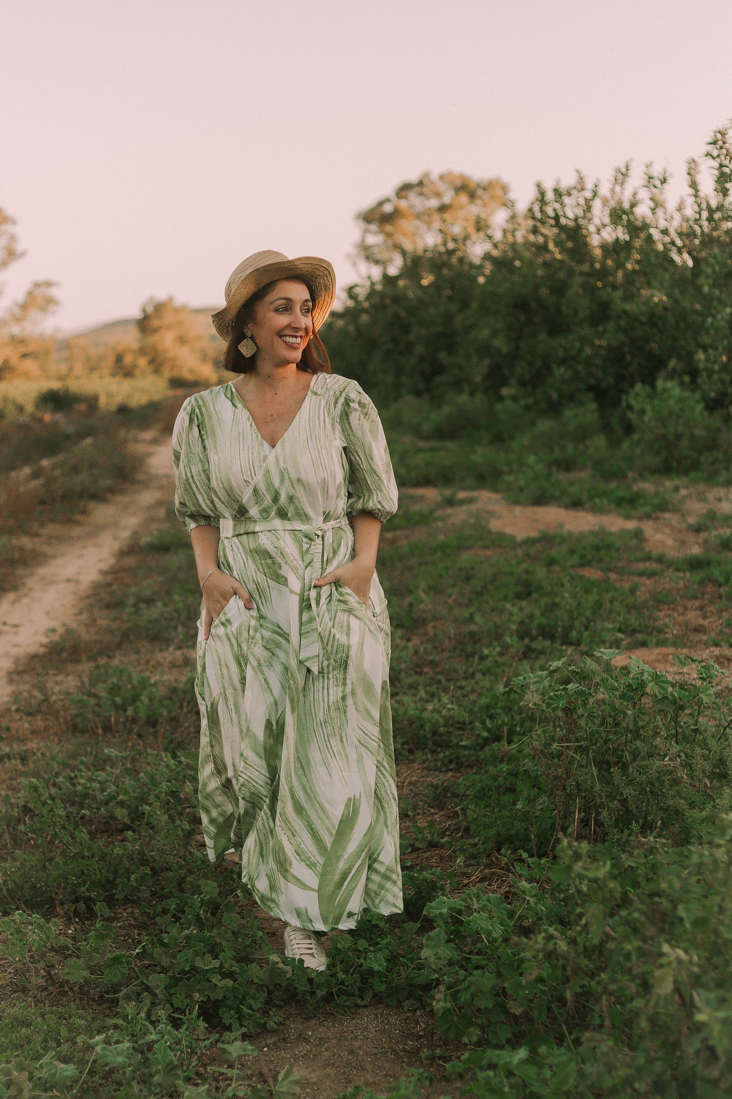 Wrap Maxi Dress - Poplin