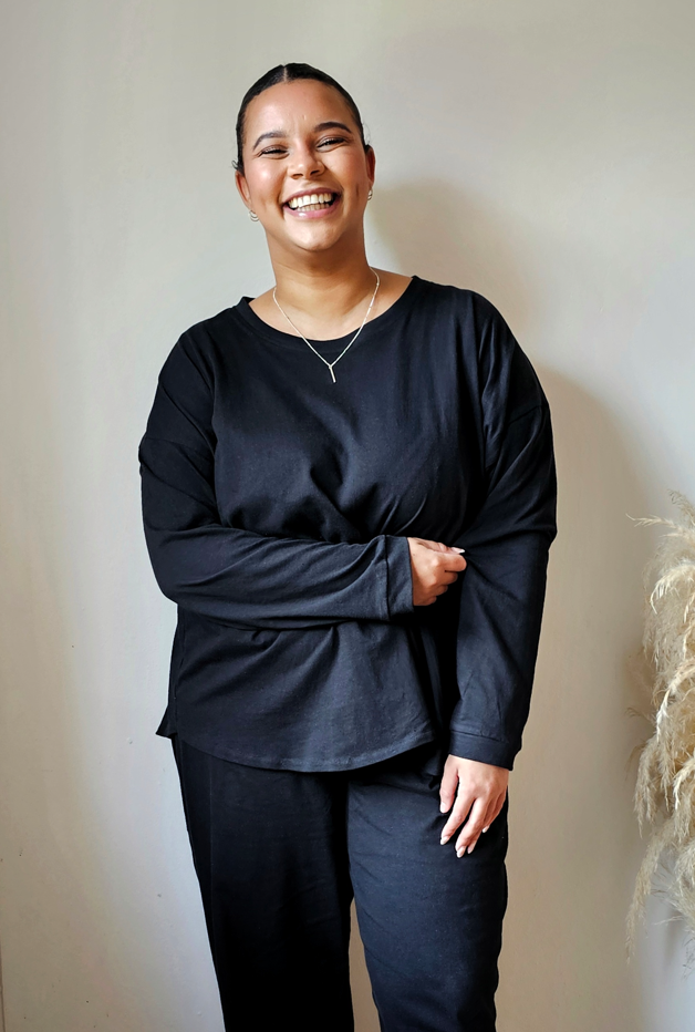Pajammer Top - Long Sleeve - 100% Cotton
