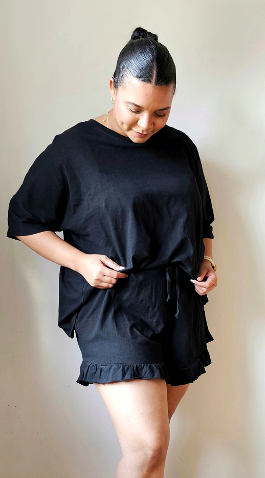 Pajammer Shorts - Frilled - 100% Cotton