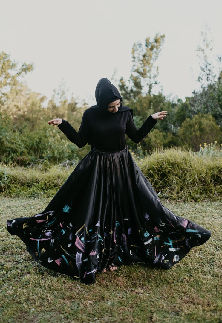 Galaxy Skirt - Hand Painted