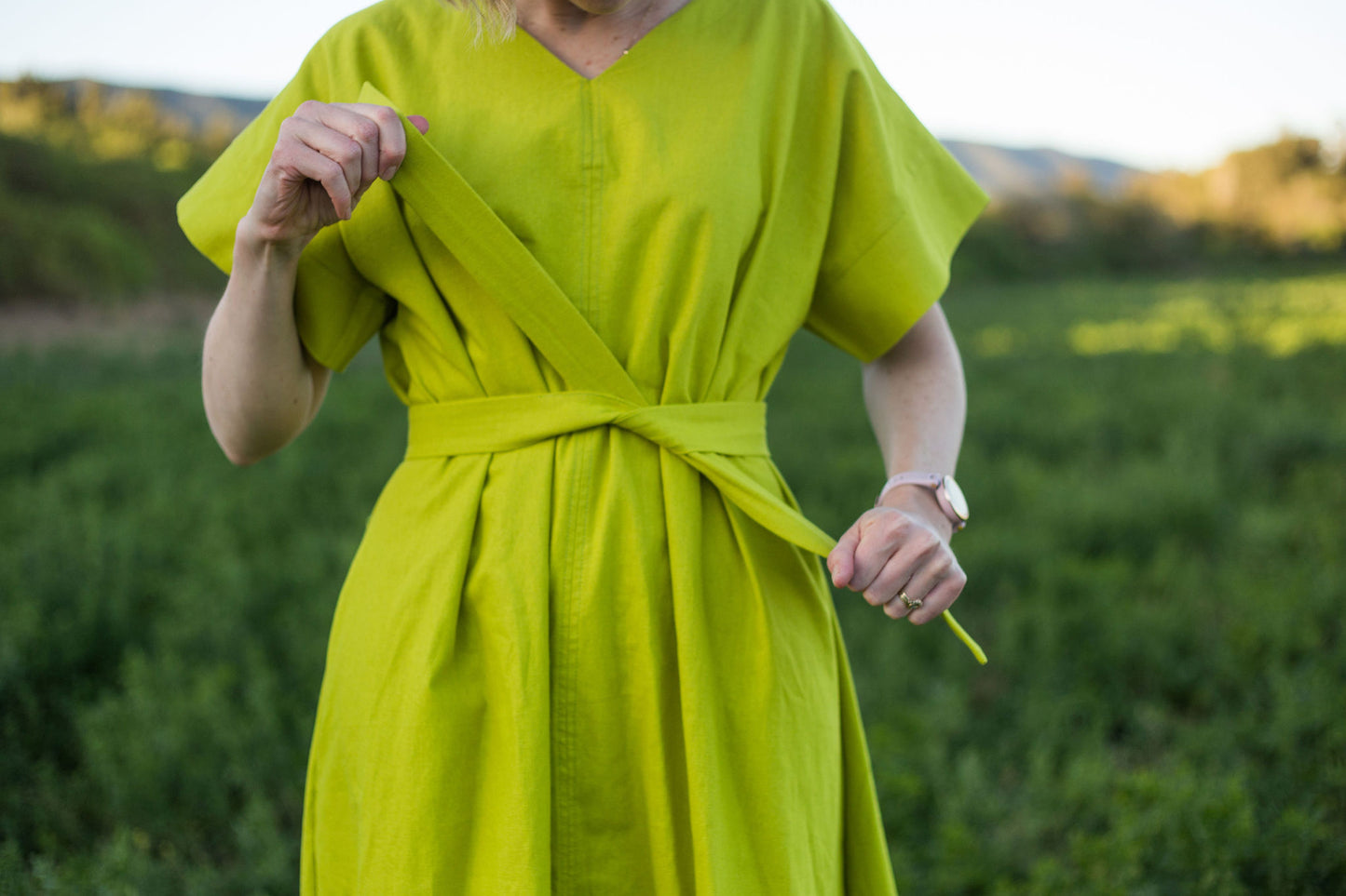 Linen Cotton Maxi Dress