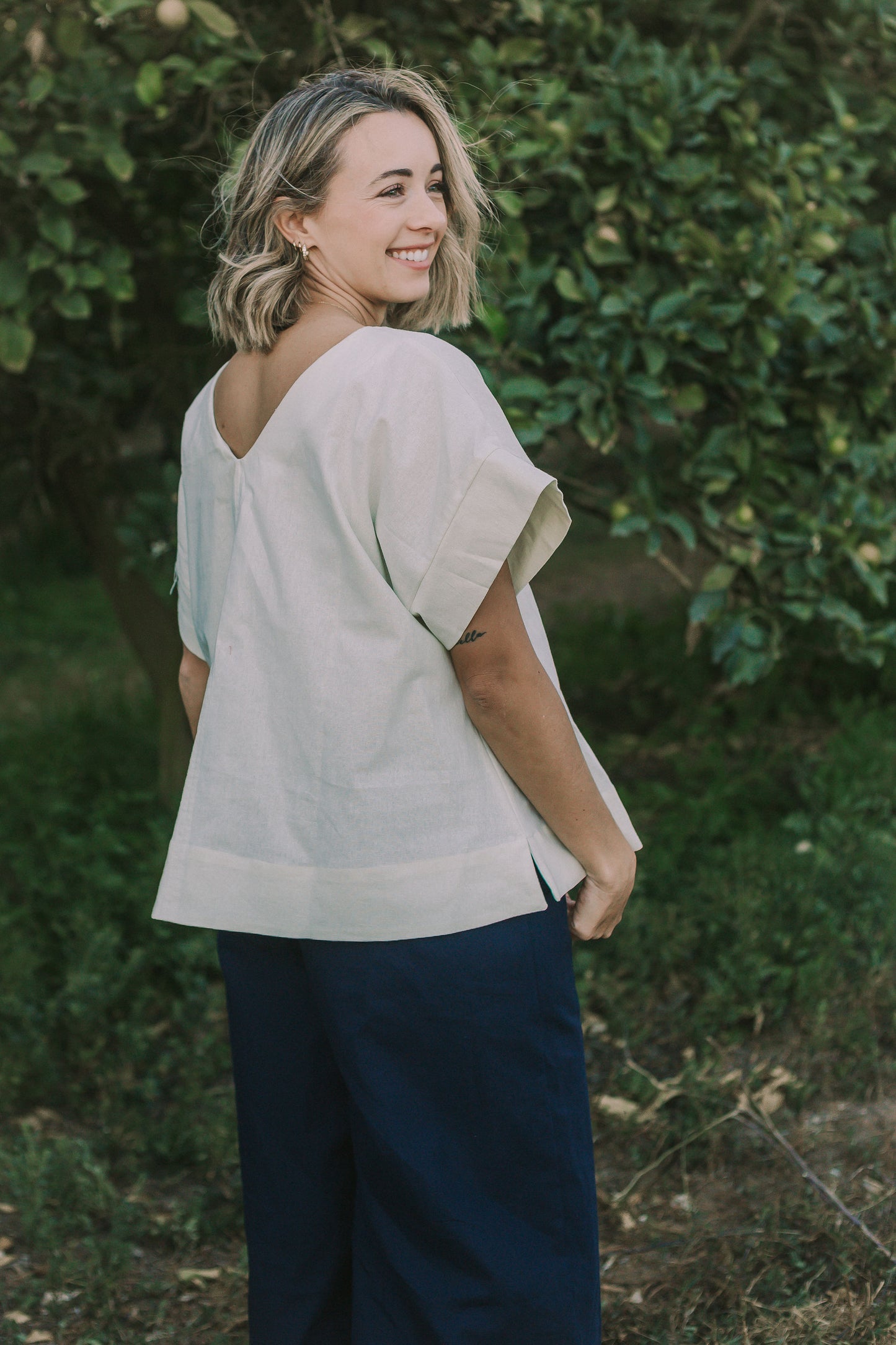 Linen Cotton Top