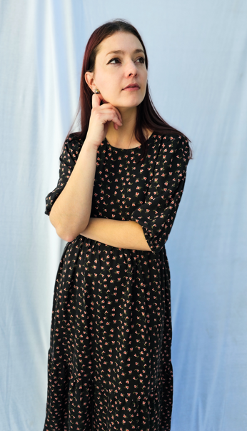 3 Tiered Maxi Dress - Tencel