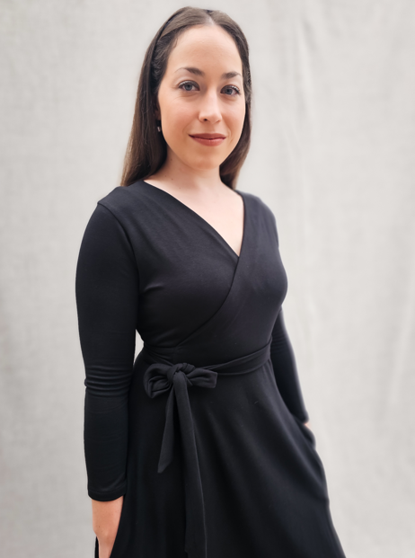 Wrap Midi Dress