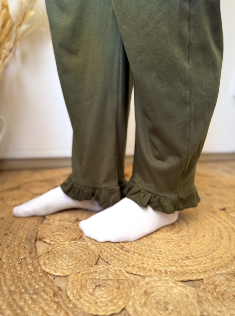 Autumn Pajammer Matching Set - Frilled