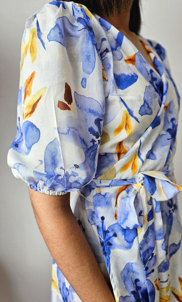 Wrap Midi Dress