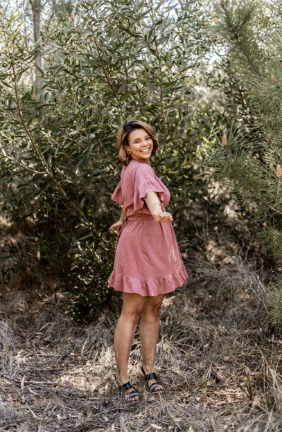 Frilled T-shirt Dress - Recycled Plastic