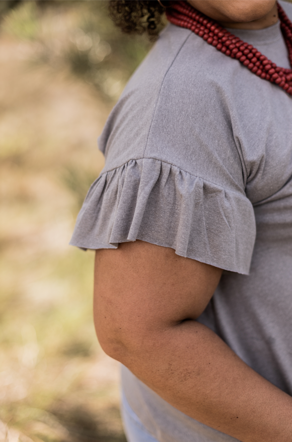 Frilled Top - Recycled Plastic
