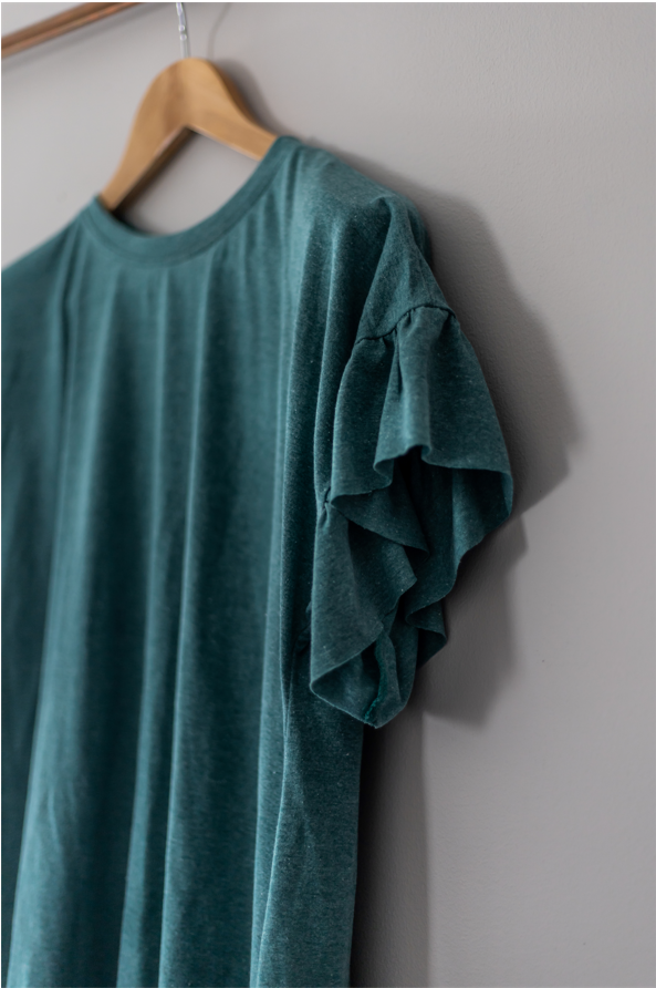 Frilled Top - Recycled Plastic