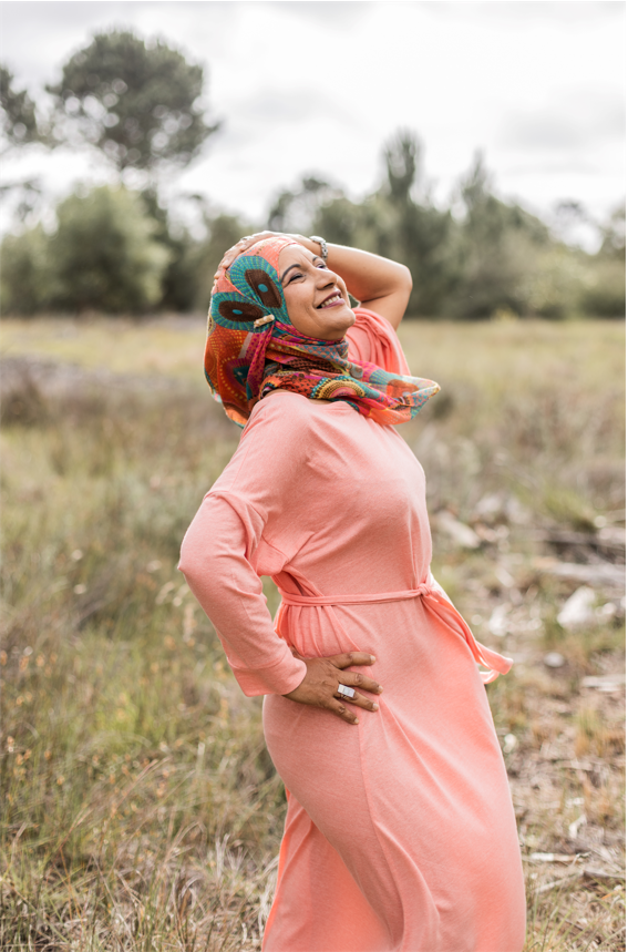 T-shirt dress - long wide sleeve