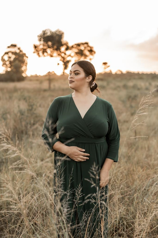 The Goddess - Formal Dress - 3/4 sleeve