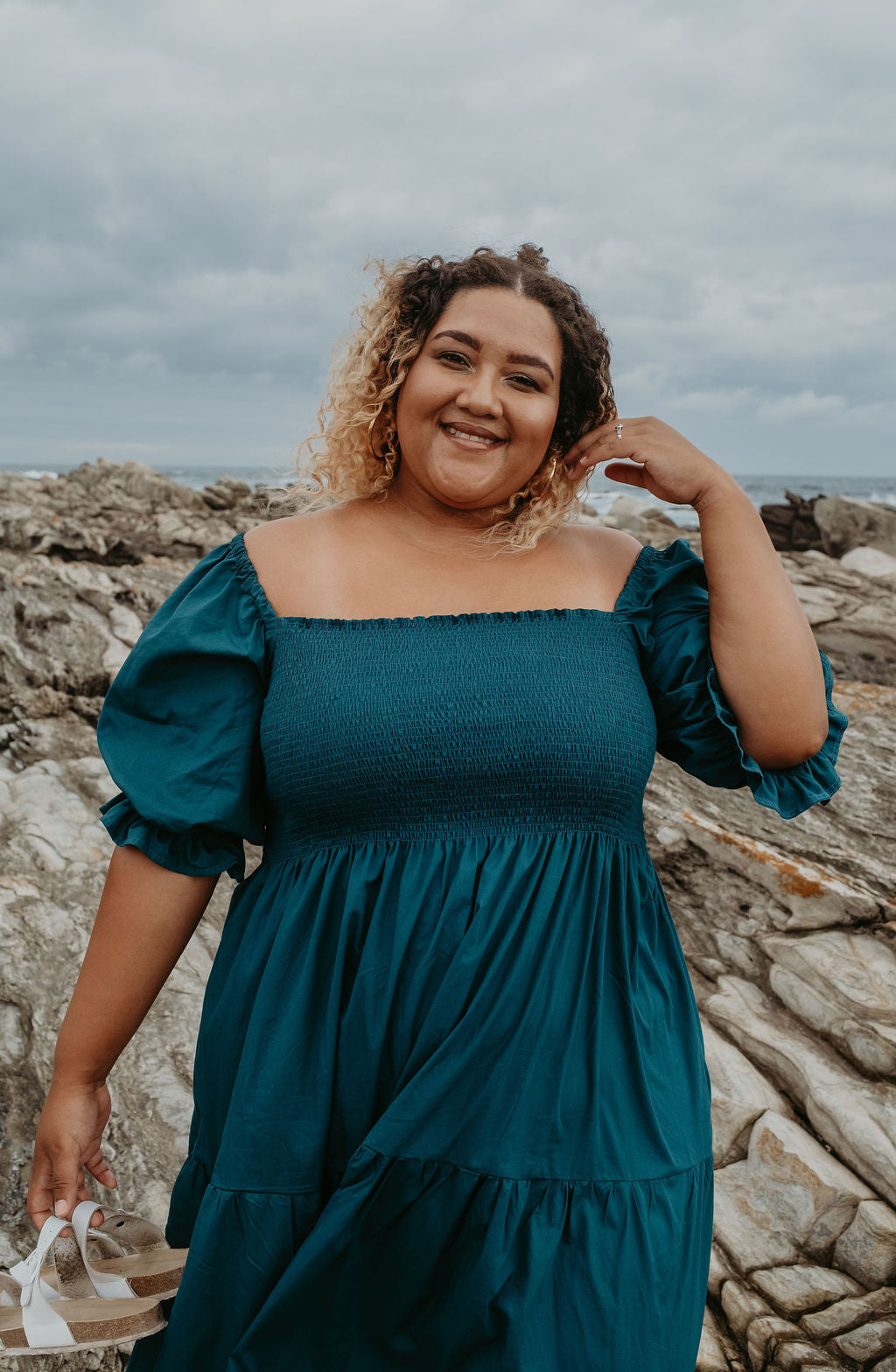 The Cottage 3 Tiered Maxi Dress - Poplin