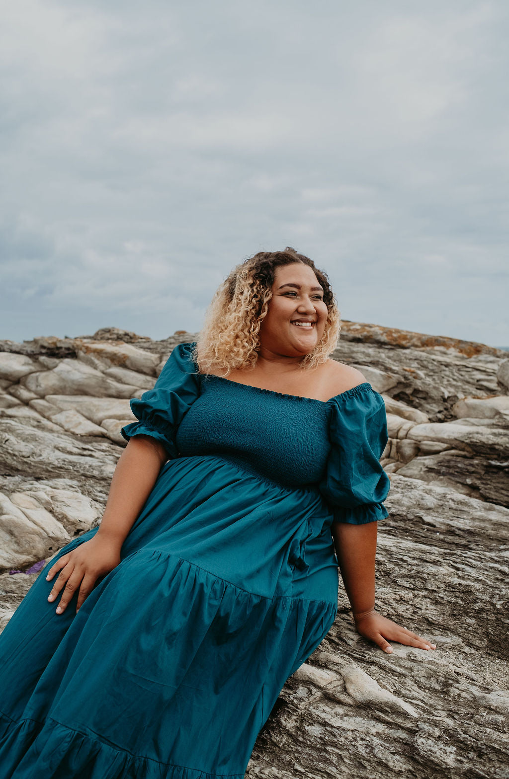 The Cottage 3 Tiered Maxi Dress - Poplin