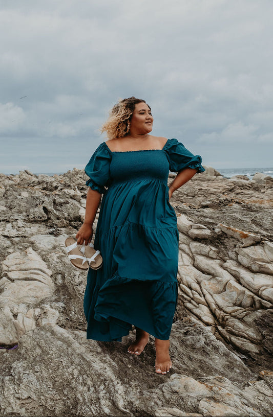 The Cottage 3 Tiered Maxi Dress - Poplin