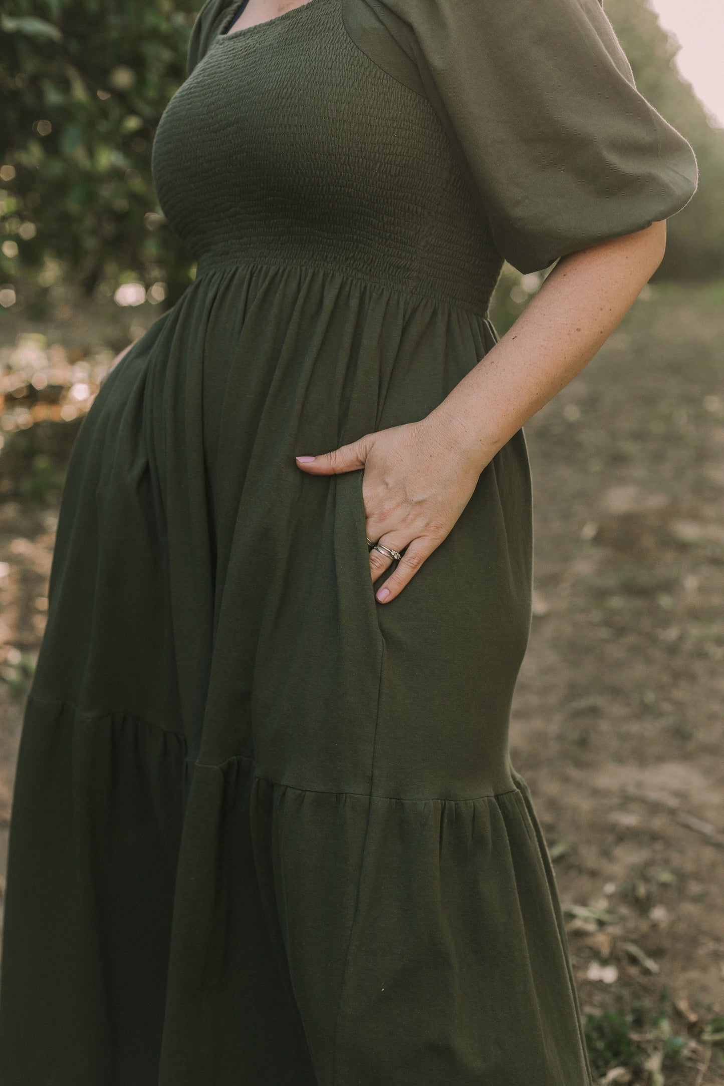 The Cottage Dress - 2 Tiered Ankle Length