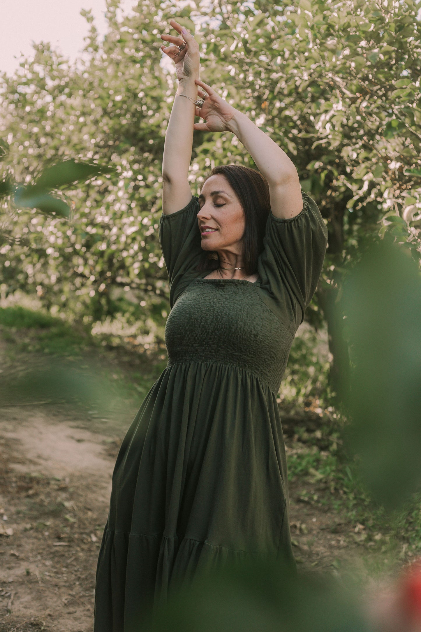 The Cottage Dress - 2 Tiered Ankle Length