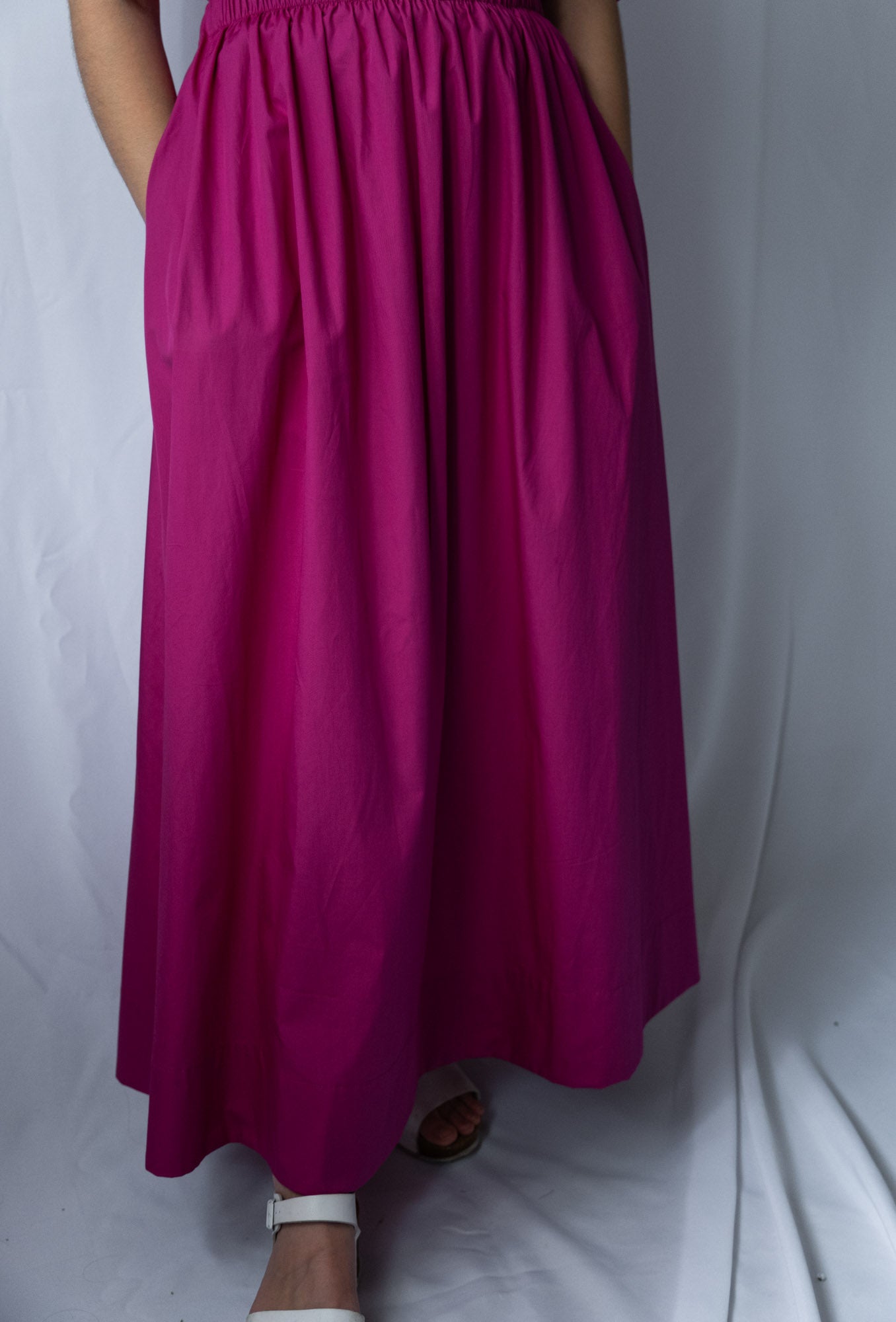 A-line Maxi Skirt - Poplin