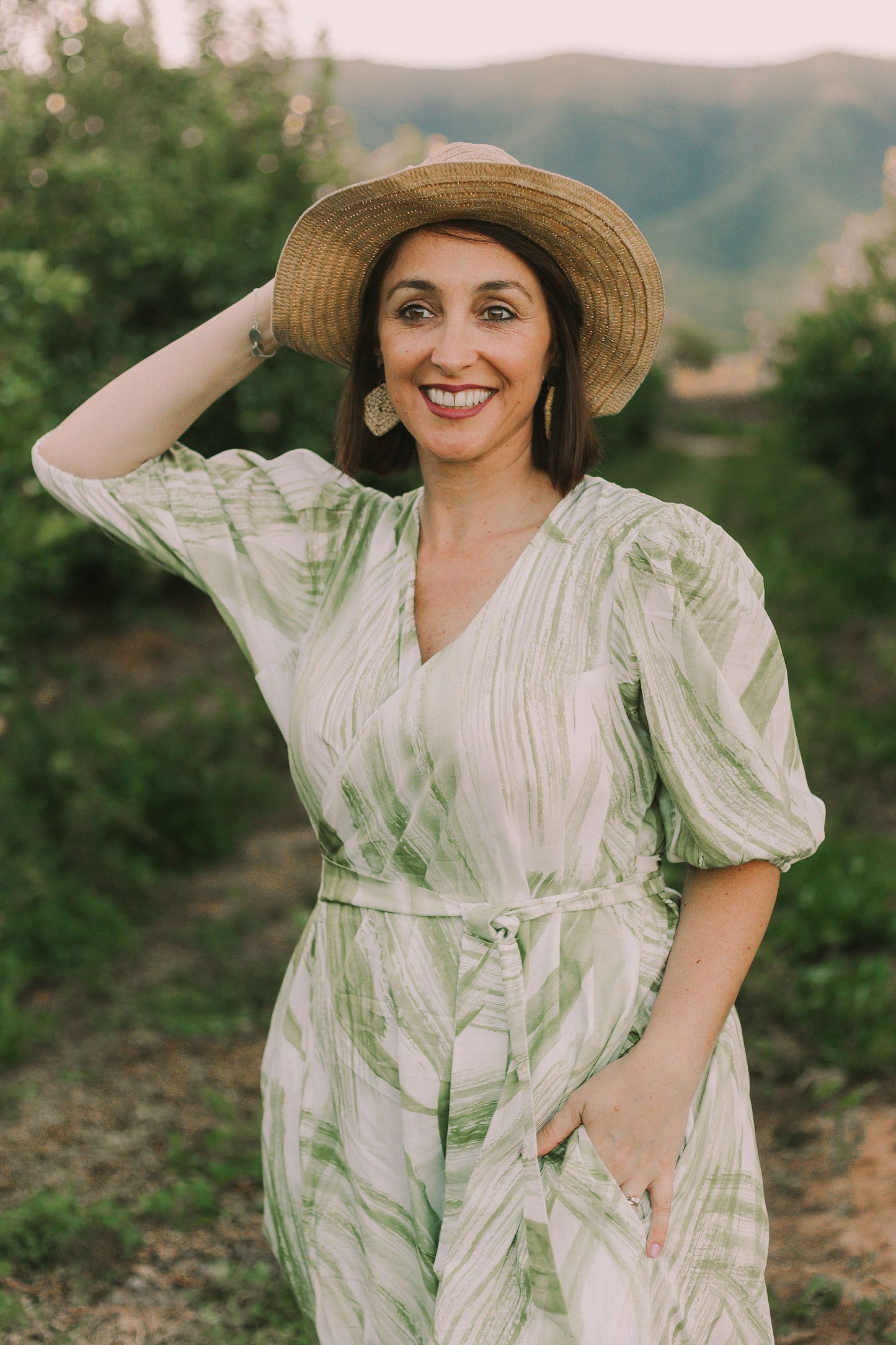Wrap Maxi Dress - Poplin