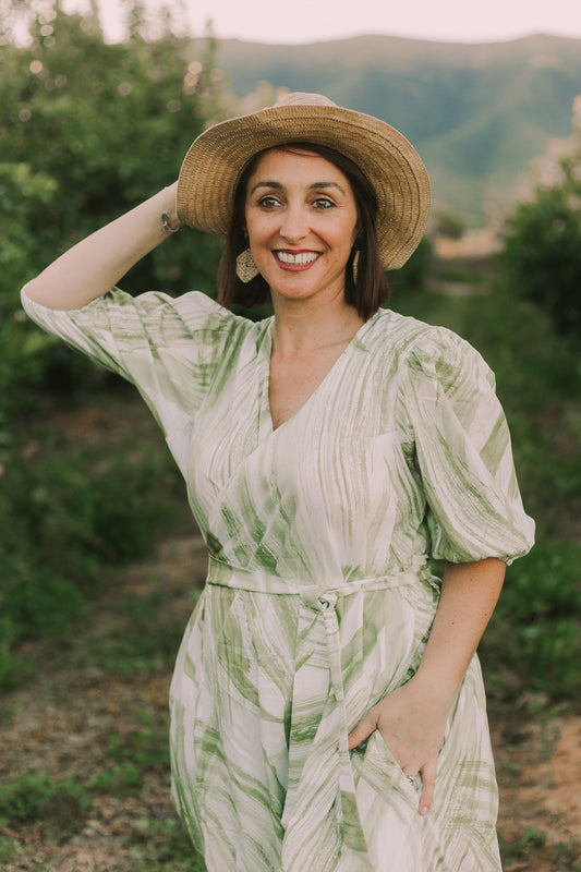 Wrap Maxi Dress - Poplin