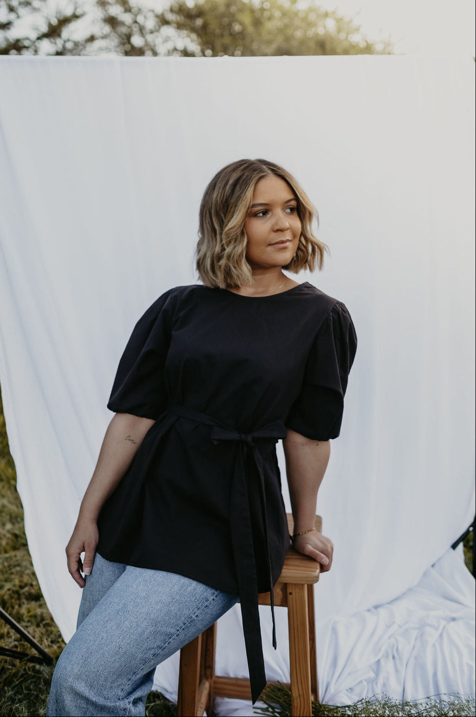 Wrap Top - Poplin