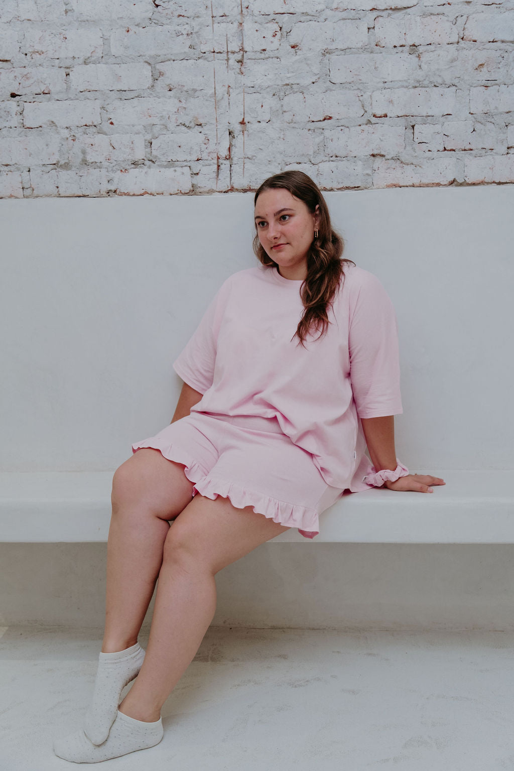Summer Pajammer Matching Set - Frilled