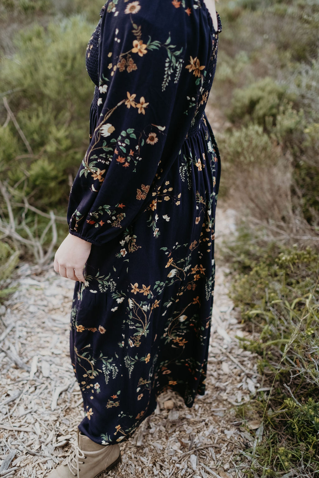 The Cottage Dress - 2 Tiered Ankle Length (Non-stretch Fabric)