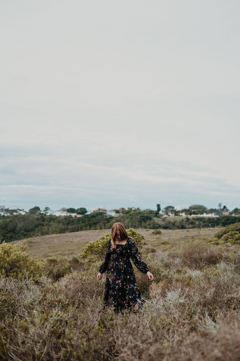 The Cottage Dress - 2 Tiered Ankle Length (Non-stretch Fabric)