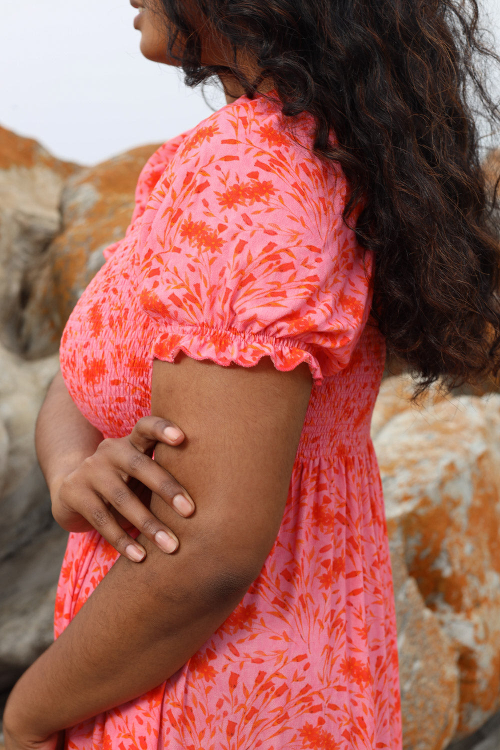 The Cottage Dress - 2 Tiered Ankle Length (Non-stretch Fabric)