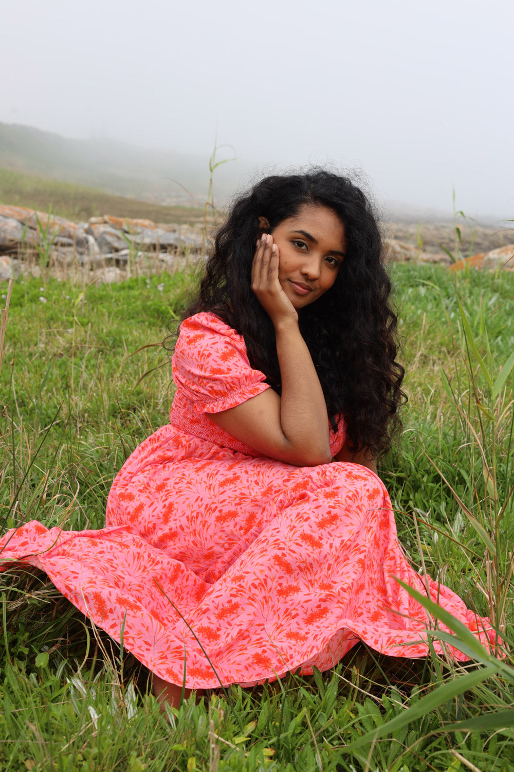 The Cottage Dress - 2 Tiered Ankle Length (Non-stretch Fabric)