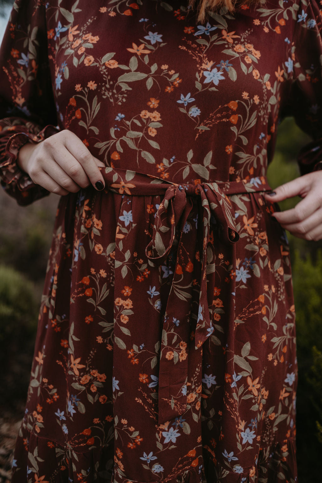 2 Tiered Knee Length Dress