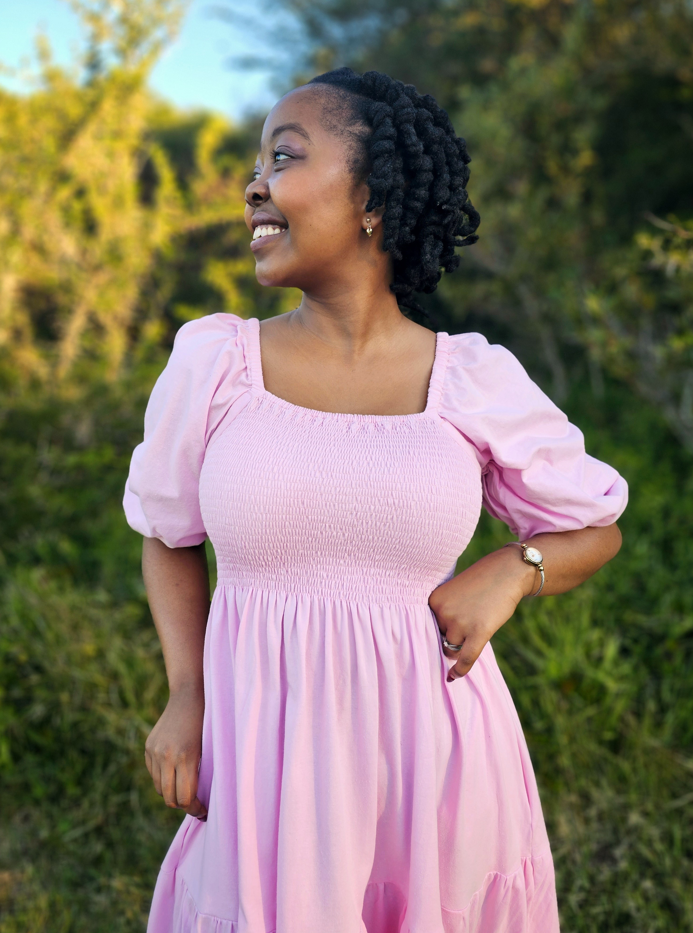 The Cottage Dress - 2 Tiered midi dress - 100% Cotton