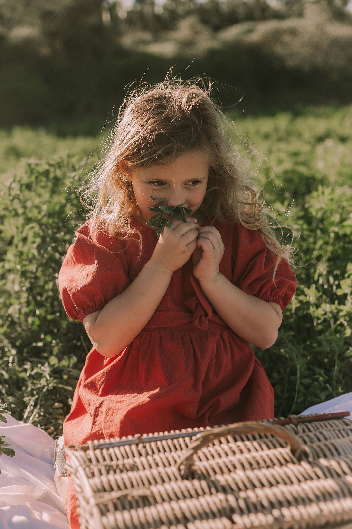 Kids' Linen Cotton Dress
