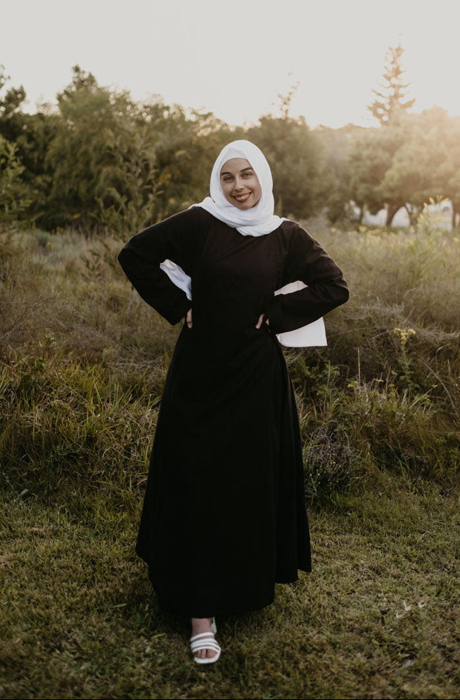 Linen Cotton Long Sleeve Maxi Dress