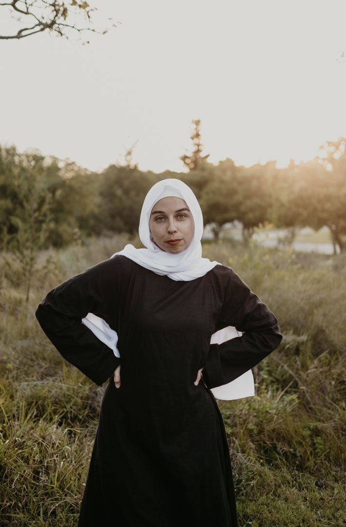 Linen Cotton Long Sleeve Maxi Dress