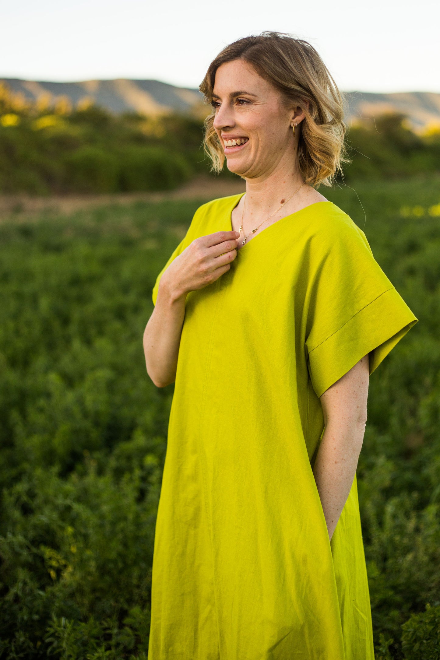 Linen Cotton Maxi Dress