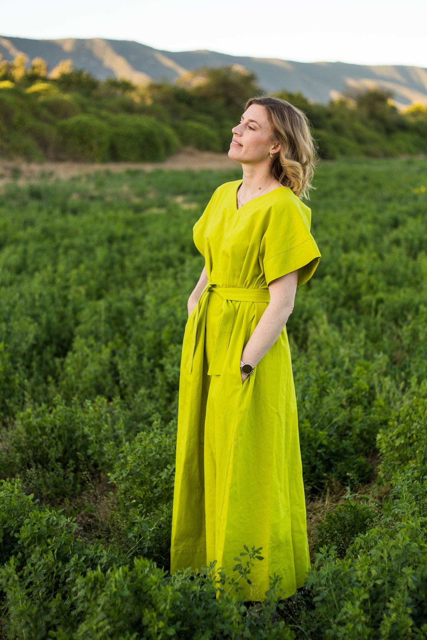 Linen Cotton Maxi Dress