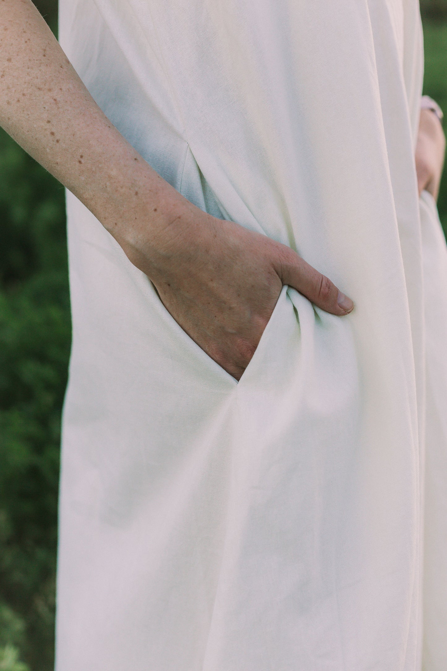 Linen Cotton Midi Dress
