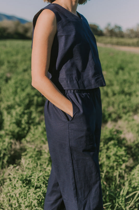 Linen Cotton Pants
