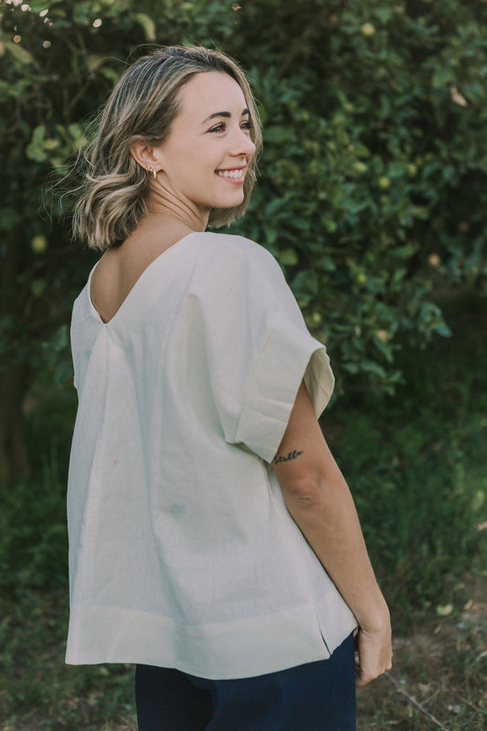 Linen Cotton Top