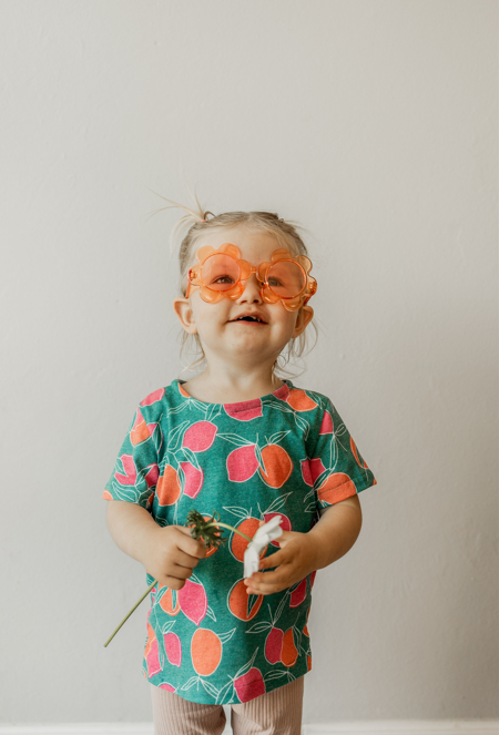 Kid's Curve Top - Marmalade Print - Recycled Plastic