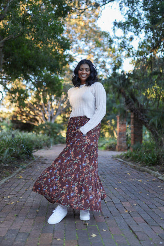 3 Tiered Maxi Skirt
