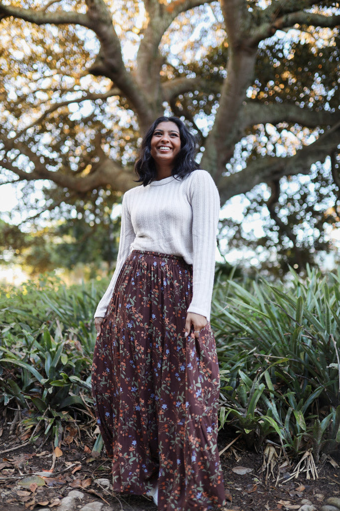 3 Tiered Maxi Skirt