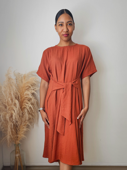 The Emperor -  Midi Dress - Offcut Range
