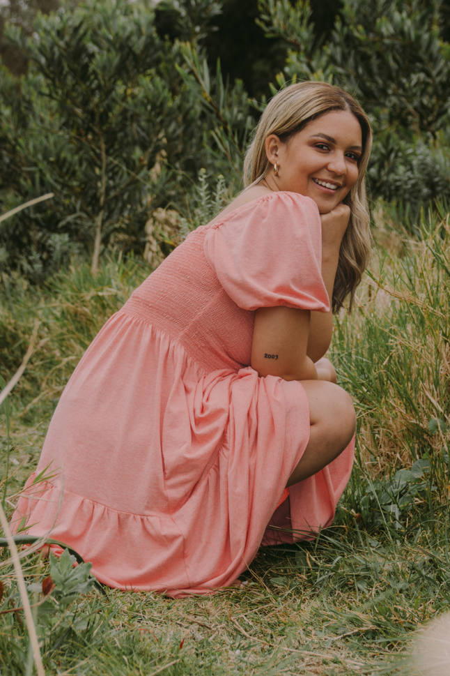The Cottage Dress - 2 Tiered Midi Dress