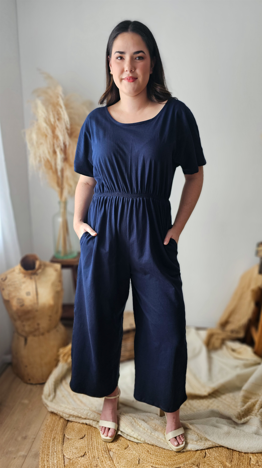 Reversible Jumpsuit - Full Length - 100% Cotton