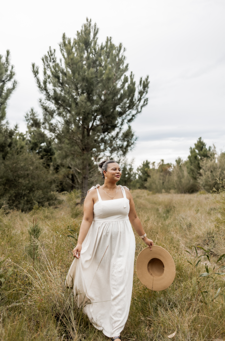 Knots of Love - Bodice Maxi Dress - Linen